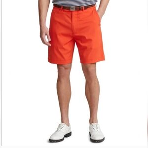 Polo Golf Ralph Lauren Shorts Cotton Twill Size 36 Hot Lava